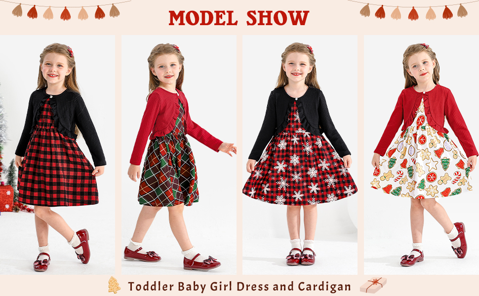 Girls Long Sleeve Bolero Cardigan and dress