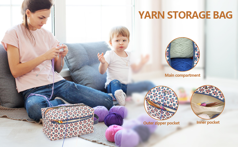 Meitward Knitting bag