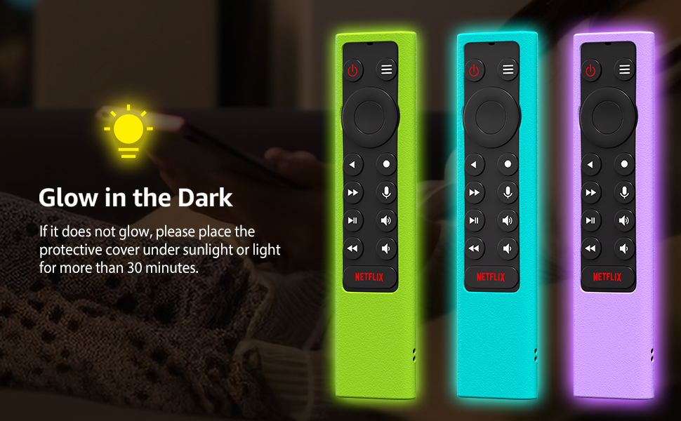 nvidia shield remote cover-grow in the dark