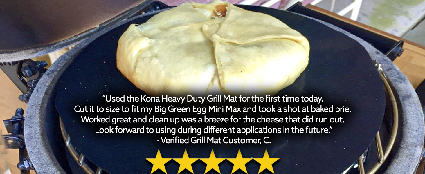 kona grill mat can be cut to any size without fraying