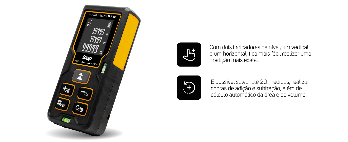 trena laser tlp 40, trena laser wap tlp 40, trena a laser wap, trena laser wap, tlp 40, vap, vapi