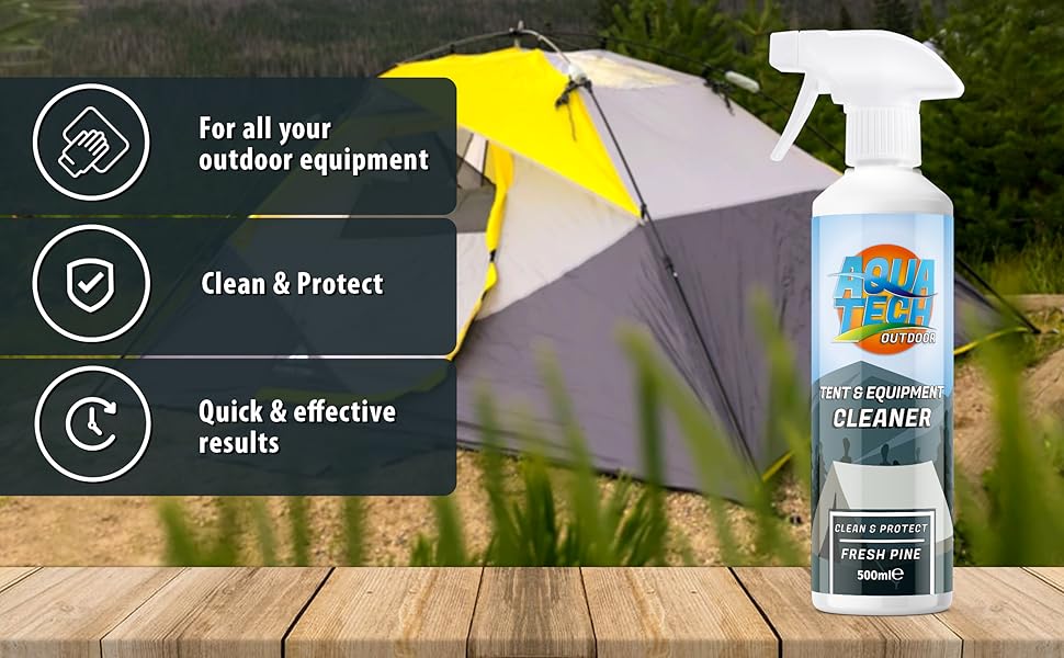 AquaTech Tent, Awning and Equipment Cleaner 500ml Amazon.co.uk