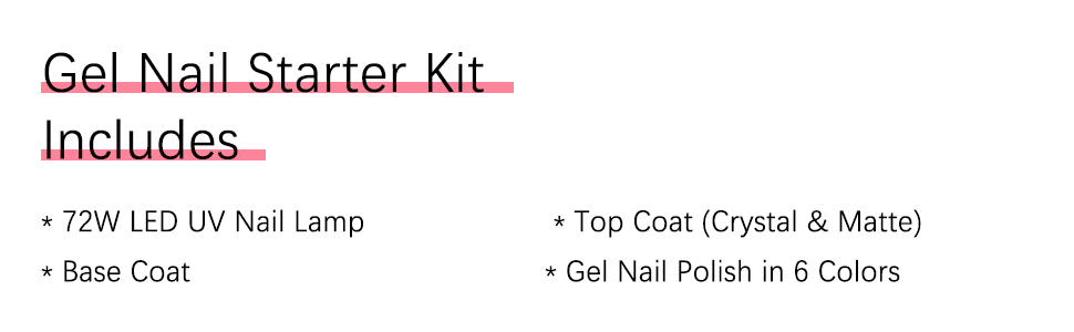 gel nail kit with uv light