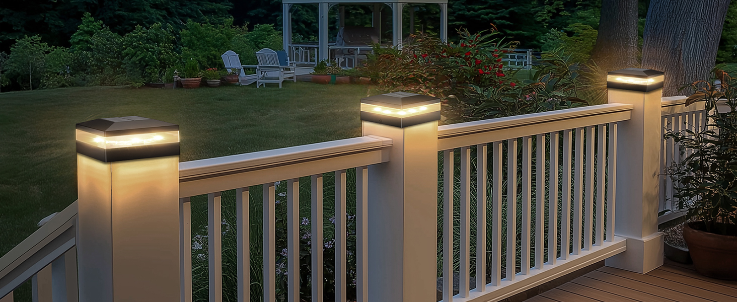 4x4 post solar lights