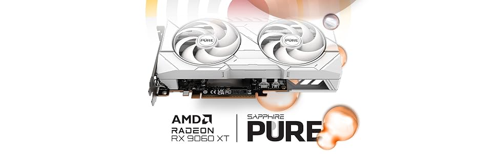 PURE AMD Radeon RX 9060 XT OC GPU