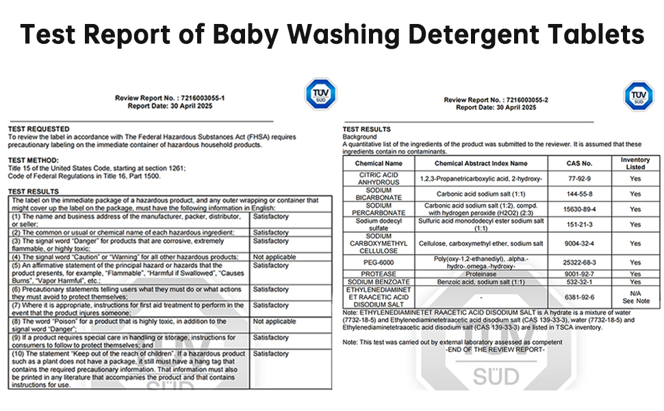 baby breeza detergent tablets