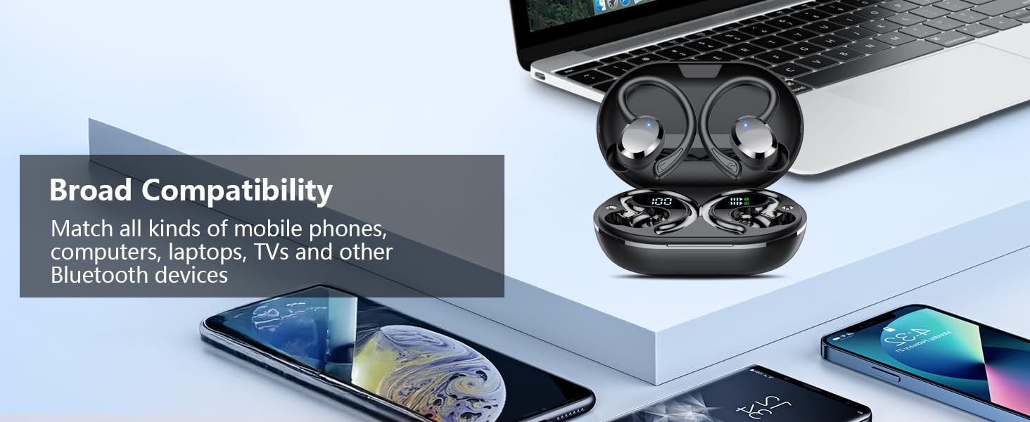 Earphones Wireless Bluetooth