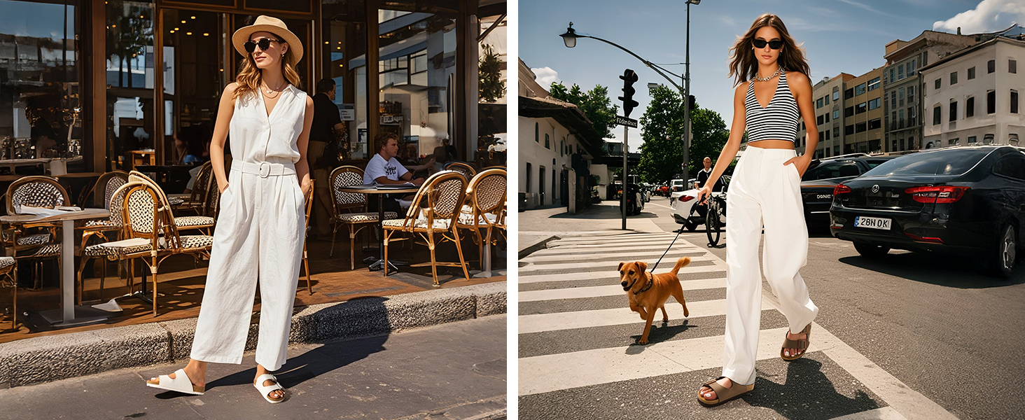 womens slide sandals