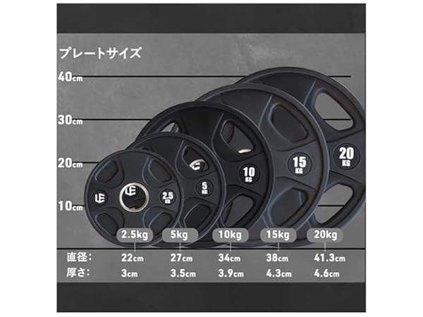 Amazon | [リーディングエッジ] オリンピックバーベルセット