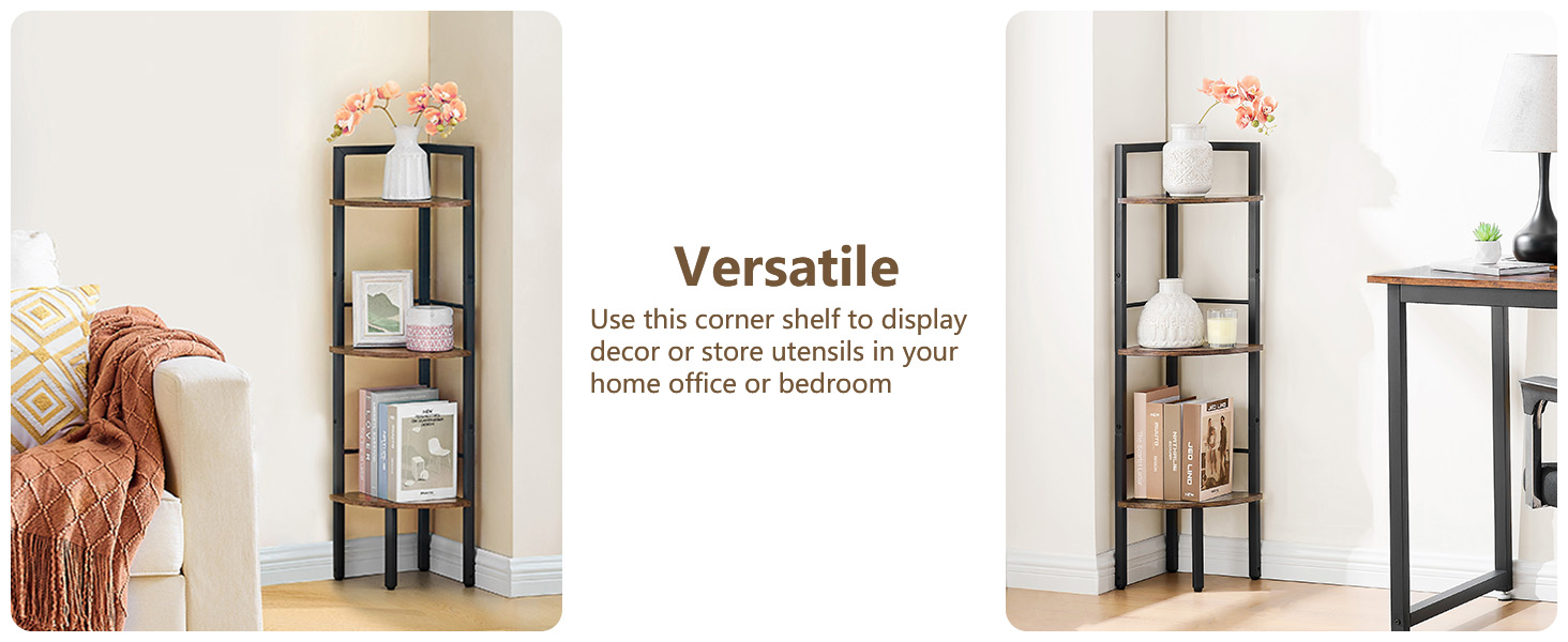 tall corner bookshelf