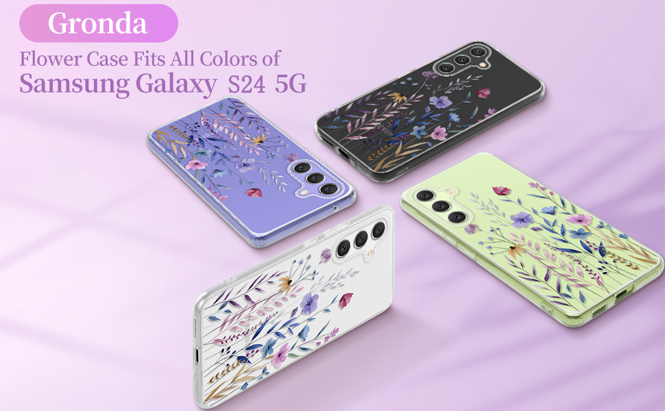 Gronda for Samsung Galaxy S24 Case Compatible with