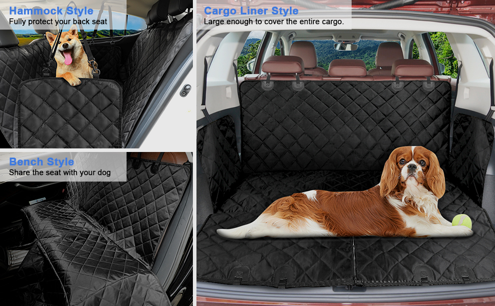 Dog car hammock style