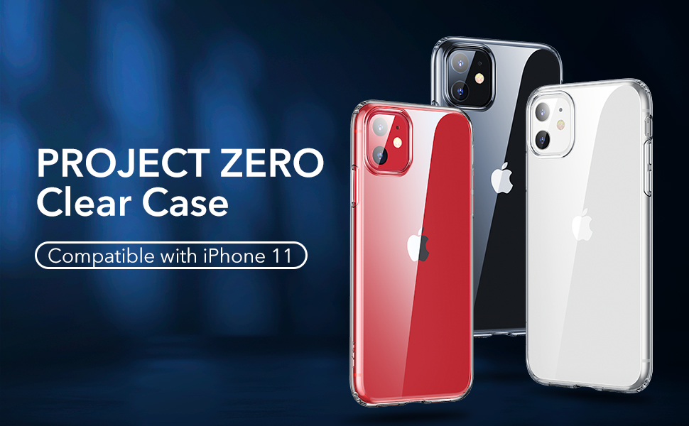 ESR for iPhone 11 Phone Case Clear YellowingResistant Shockproof