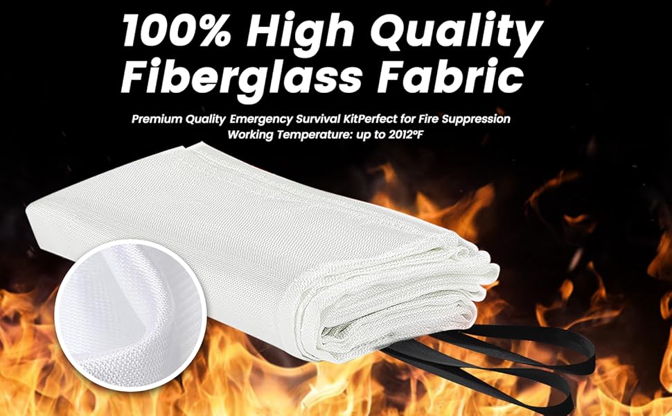 fire blankets to smother a kitchen fire
