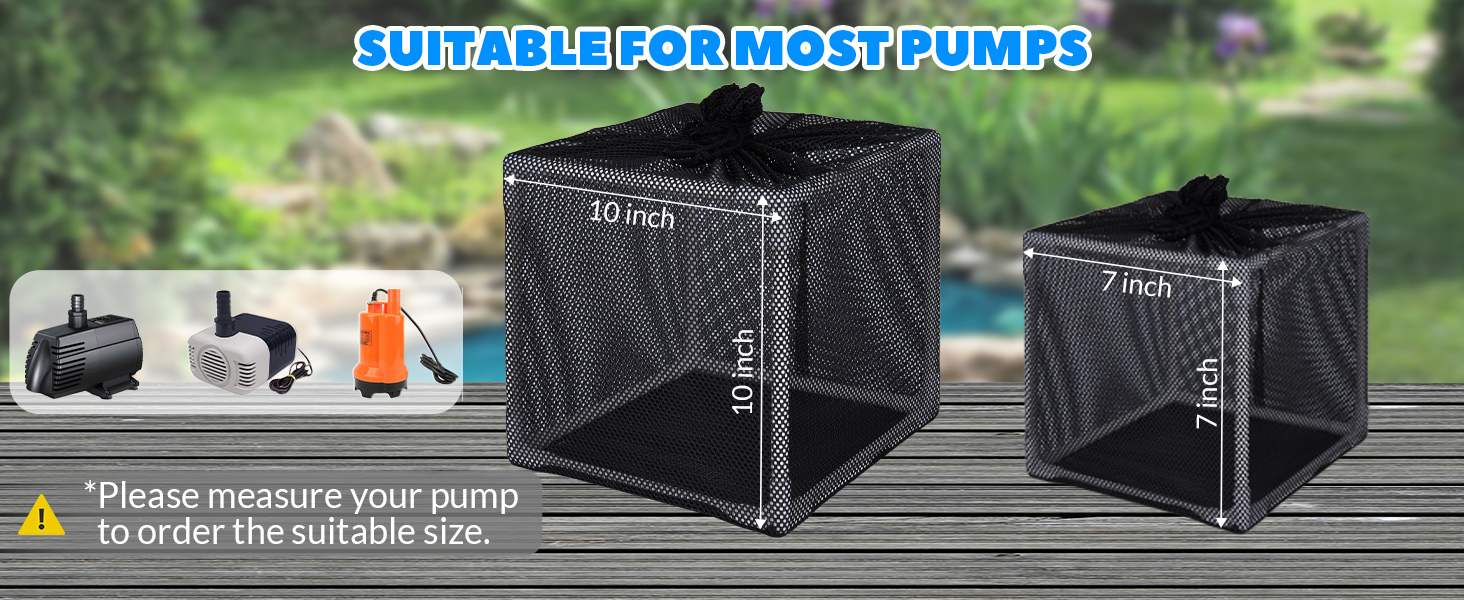 FEOXSHAL Pond Filter Box, AntiClogging Pond Filters for