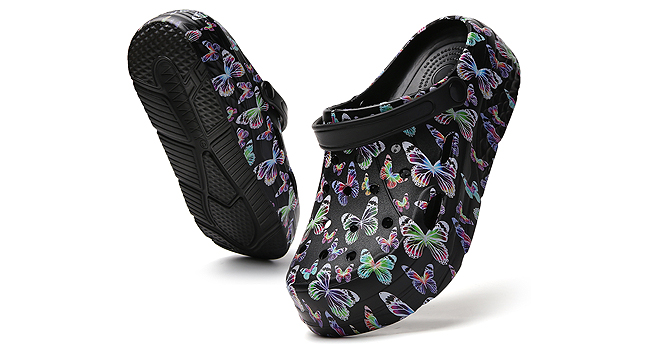 Amazon.com | XJITIGER Platform Graphic Clogs for Women: Slip