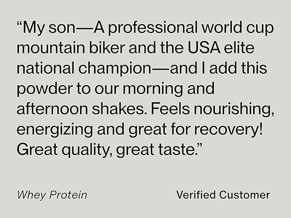 &#34;Feels nourishing, energizing, &amp; great for recovery! Great quality, great taste.&#34;