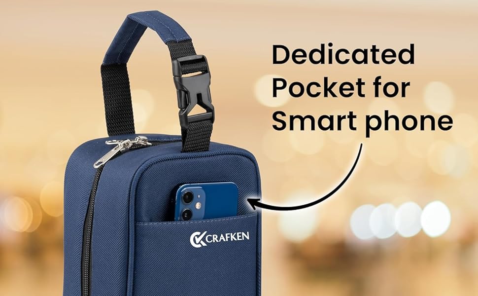 CRAFKEN Breast Milk Storage Bag, 100% Silver Insulated Bag with 2 Ice Gel.