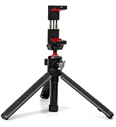 Hollyview Phone Tripod Selfie Stick for iPhone, Universal Cell Phone Tripod Mount Stand Tabletop ...