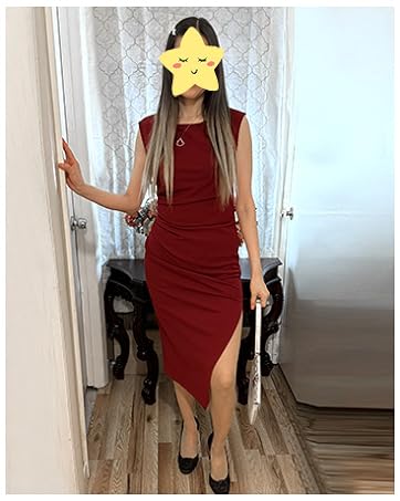 Sleeveless Summer Cocktail Party Dress for Women