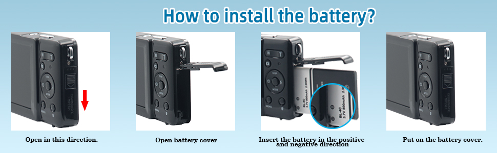 Schematic diagram for proper battery installation