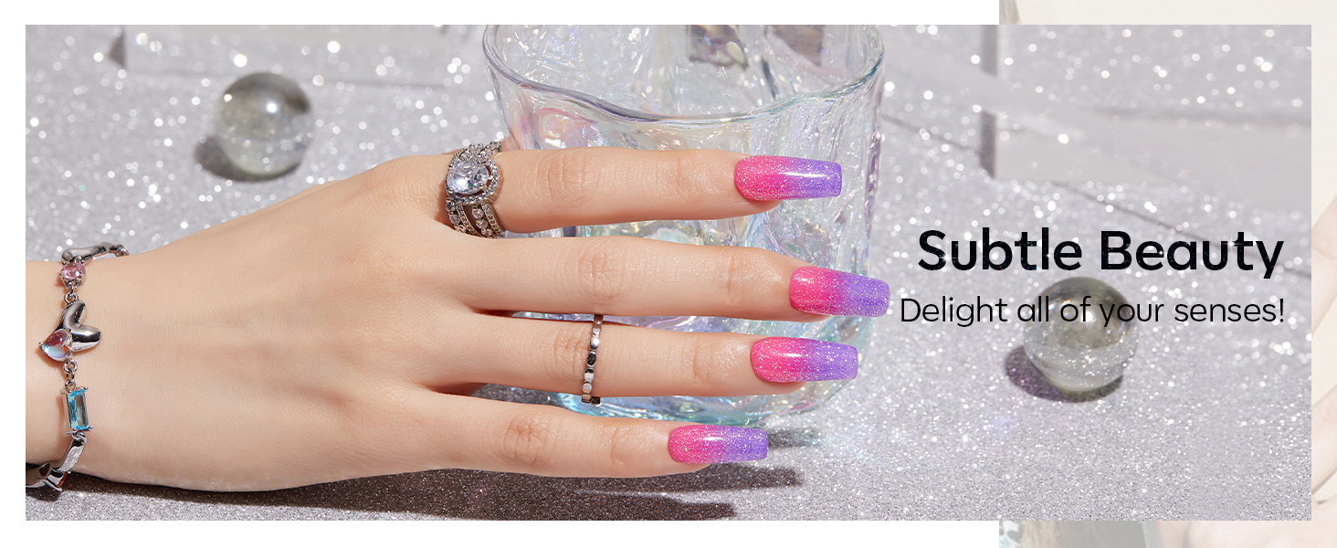 gltter nail art
