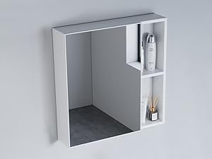 1060 吊り棚 鏡付き 1060 吊り棚 鏡付き