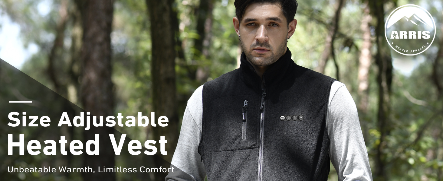 heated vest for men with battery pack