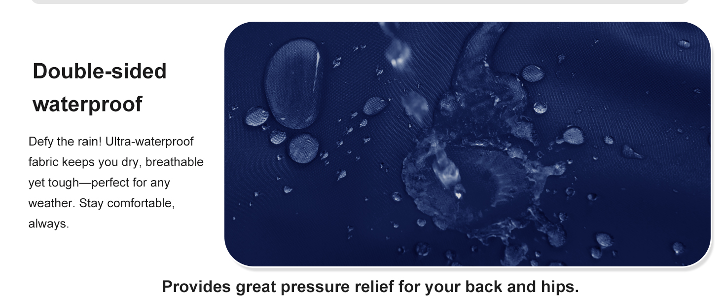 ottowood outdoor chair cushions set of 2 navy