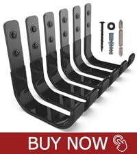 SunVFaFa Garage Hooks 4 Inch, 6 Pack Heavy Duty Wall Hooks