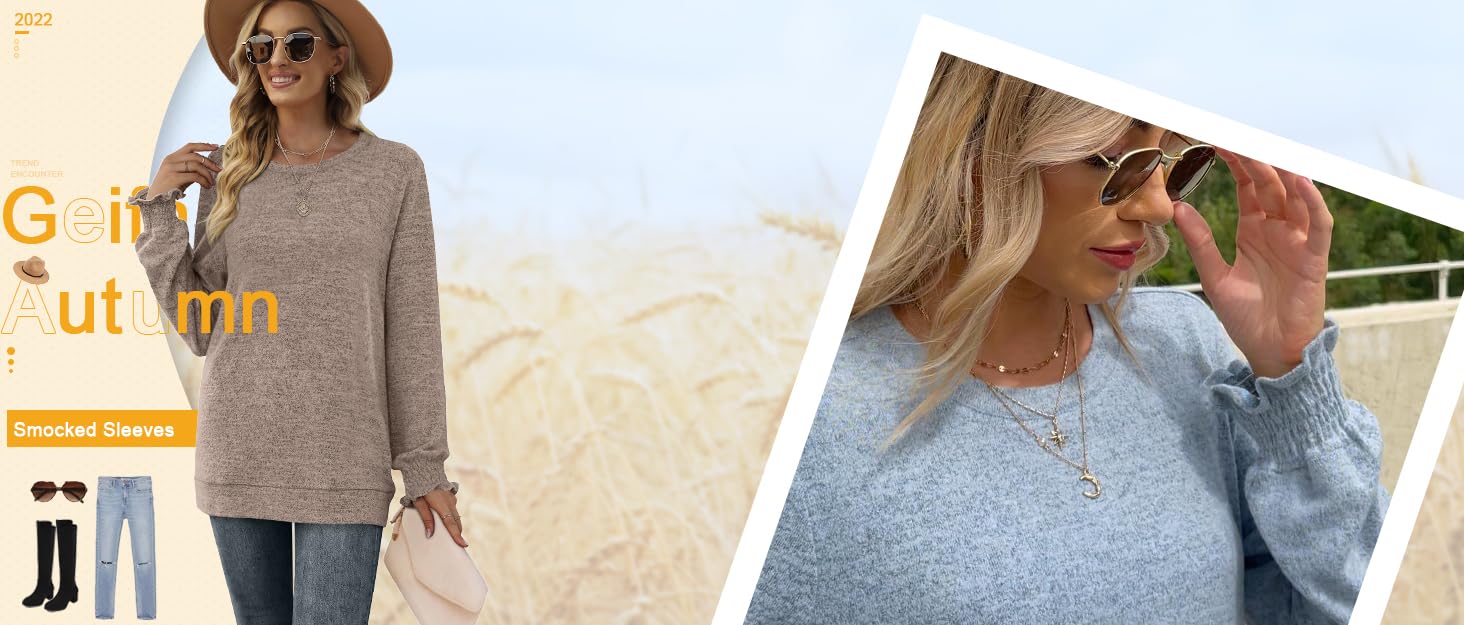 Womens Long Sleeve Tops