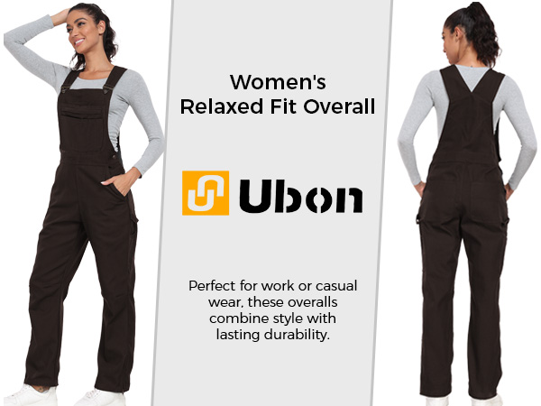 Amazon.com: Ubon Women's Relaxed Fit Canvas Bib Overall