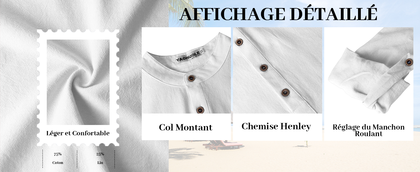 Chemise Lin Homme