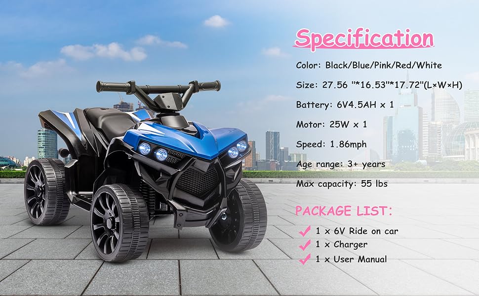 kids ATV 4 wheeler