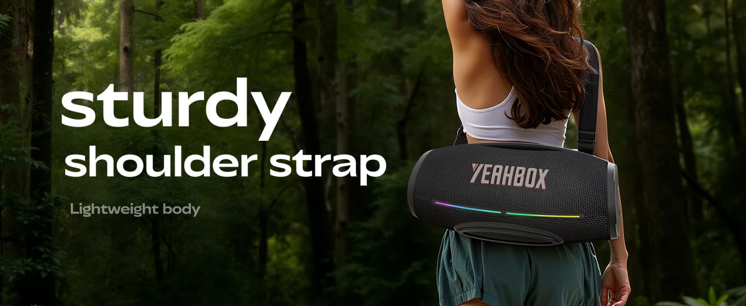 sturdy shoulder strap