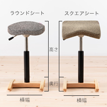 バランスシナジー 椅子 スクエアシート　織柄グレー 腰痛対策椅子｜バランス シナジー バランスラボ – バランス