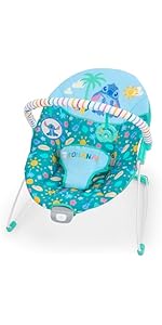 【新品】プレミアム！！スティッチin Sunlounger Amazon.com: Disney Stitch Ohana Paradise Vibrating Baby