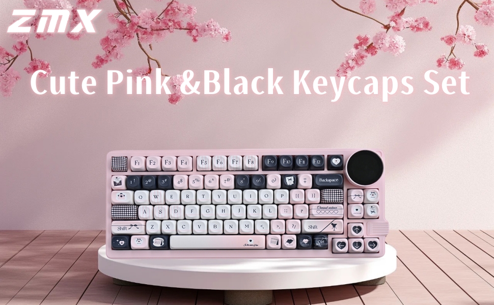 Amazon.com: ZMX MOA Profile Cute Kawaii Pink and Black