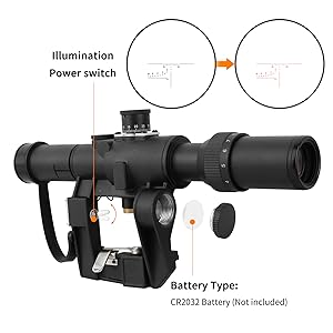 Amazon.co.jp: FOCUHUNTER 3-9X26 SVD ライフルスコープ FFP