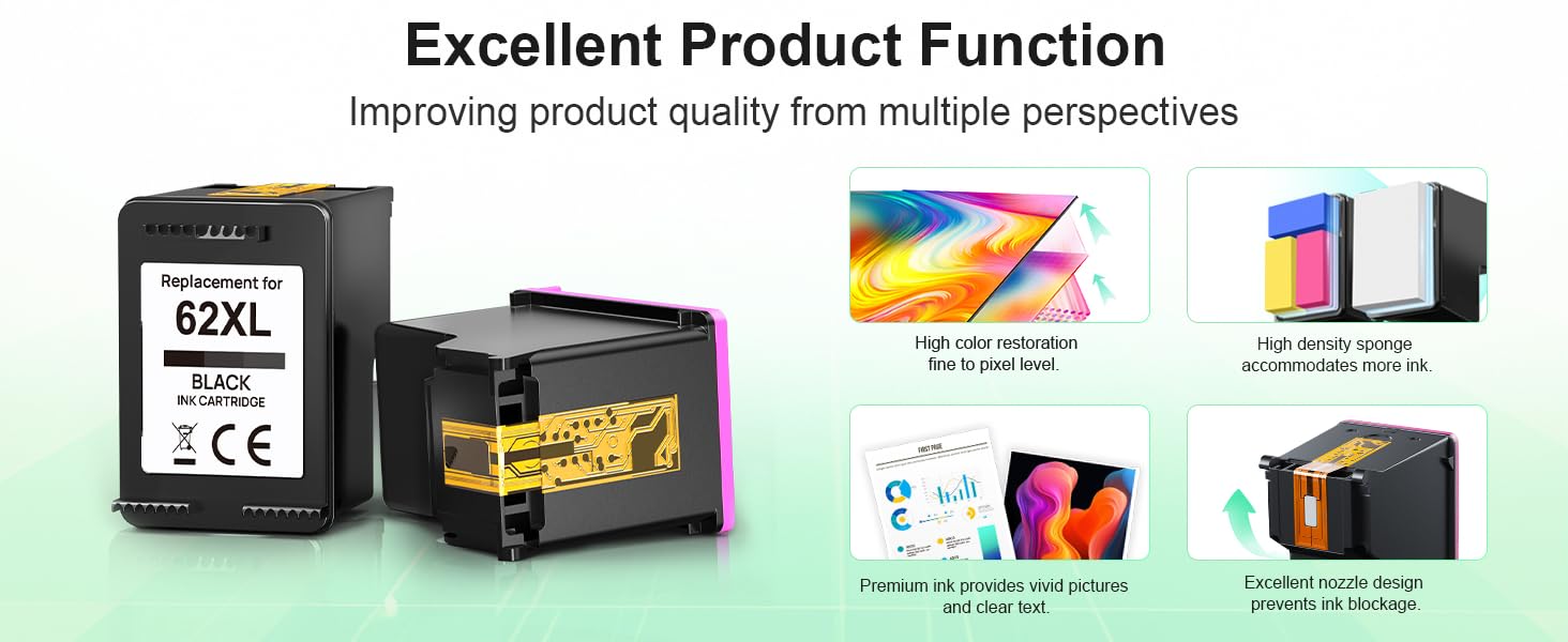 hp ink 62 hp 62 ink hp 62xl ink cartridge combo pack 62xl ink cartridges black and color hp 62xl