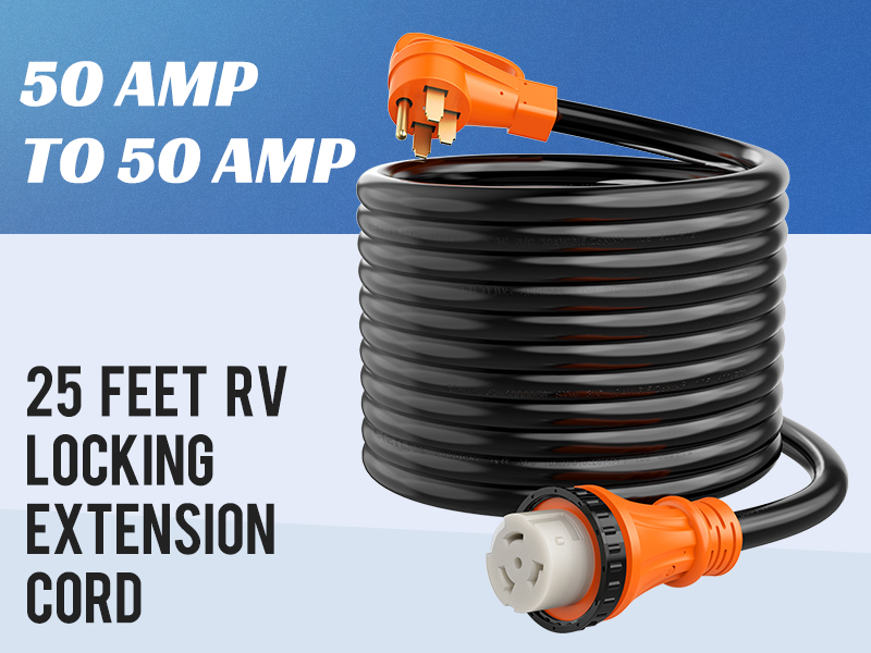 RV Locking Extension Cord