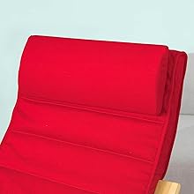 SoBuy Armchair Rocking Nursing Chair Recliner Adjustable Footrest & Removable Cushion Monther's Choice,FST16-R 16 FST16-R