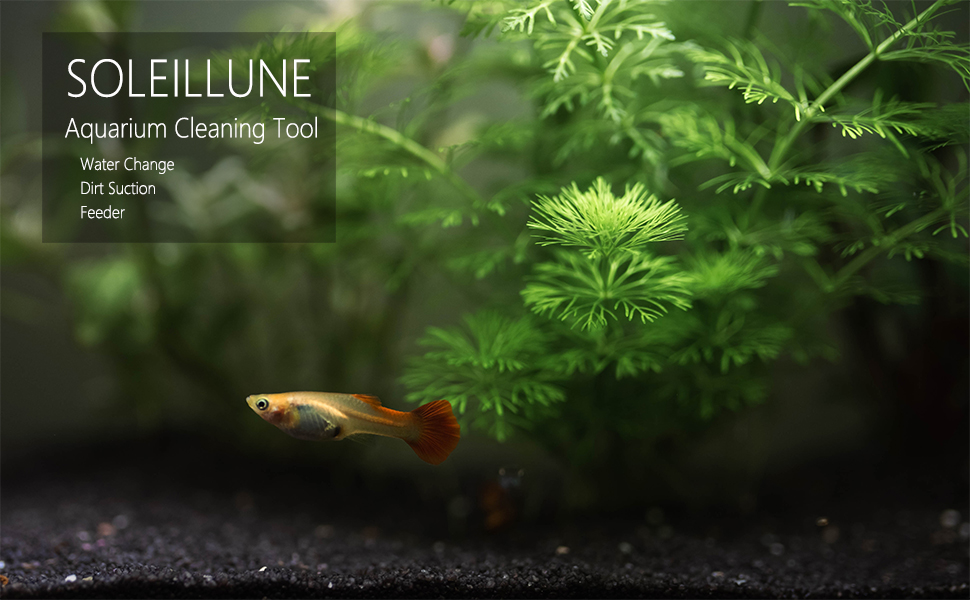 SOLEILLUNE fish tank cleaner kit