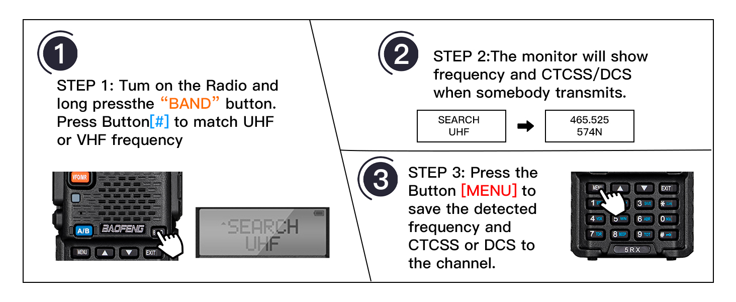 New Technology--- One Key Frequency Match