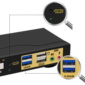 Amazon.com: CKLau 2 Port USB 3.0 Displayport KVM Switch DP