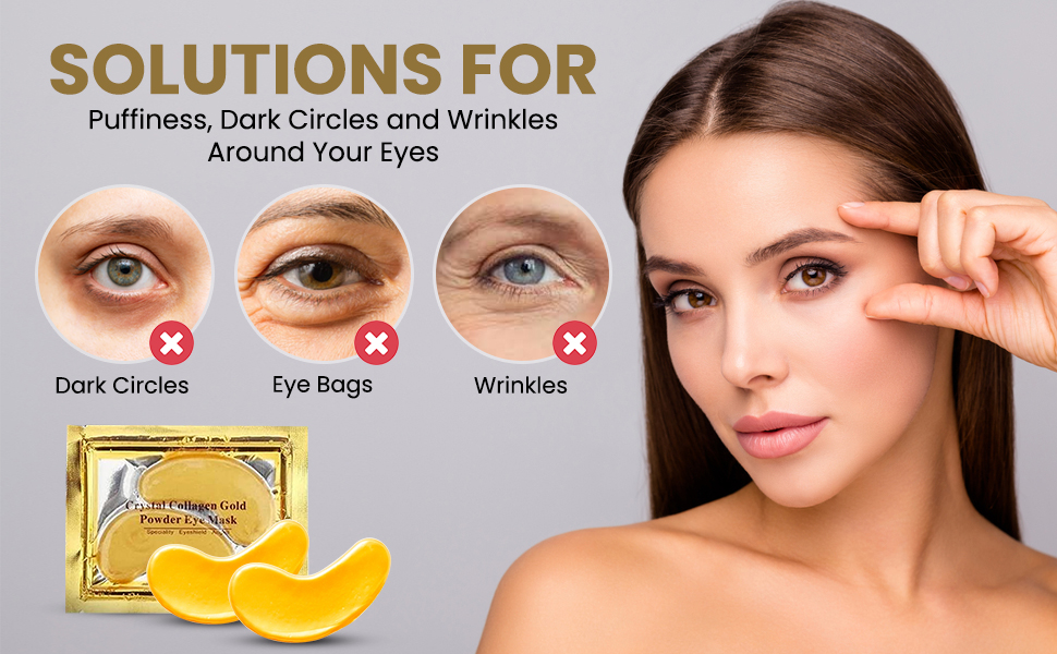 eye mask collageen eye pads eye patch mask beauty wrinkles schminkles