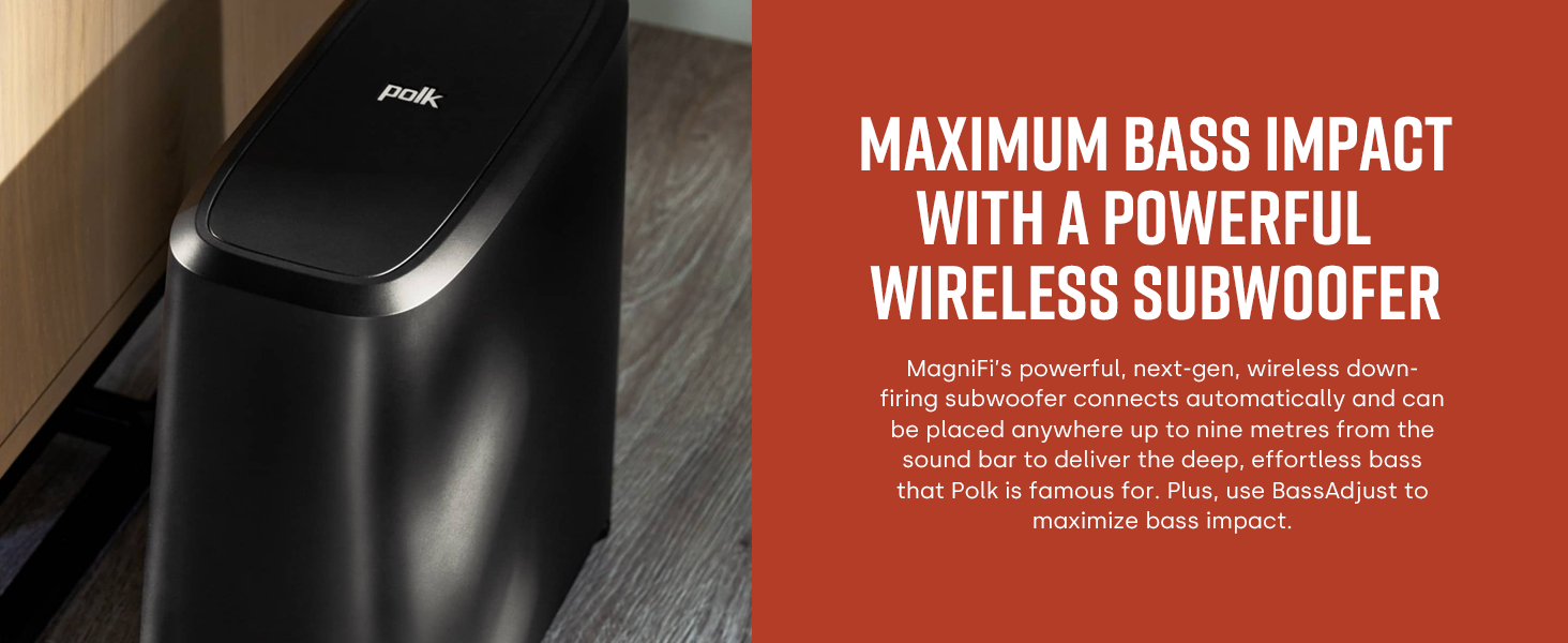 Polk Audio MagniFi Mini AX Dolby Atmos Soundbar for