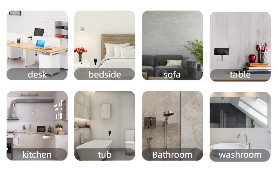 The wall phone holder has functions such as wall storage box and wall hook