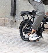 HITWAY Vélo électrique E-Bike Pliable Vélos de Ville Batterie 8.4h, Kilométrage électrique Peut A...