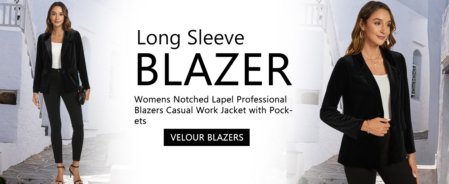 Black Velvet Blazer
